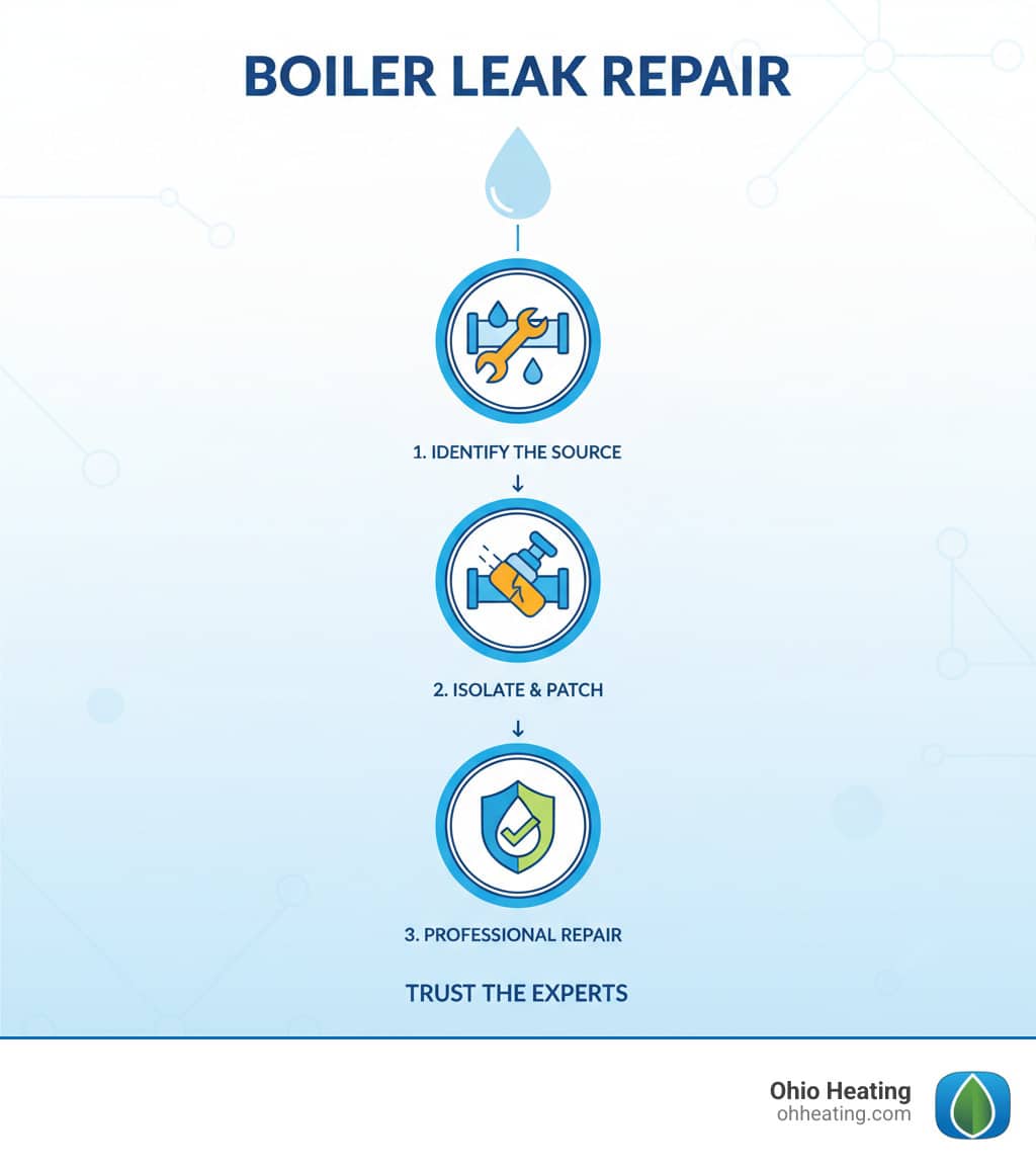 Boiler leaking repair